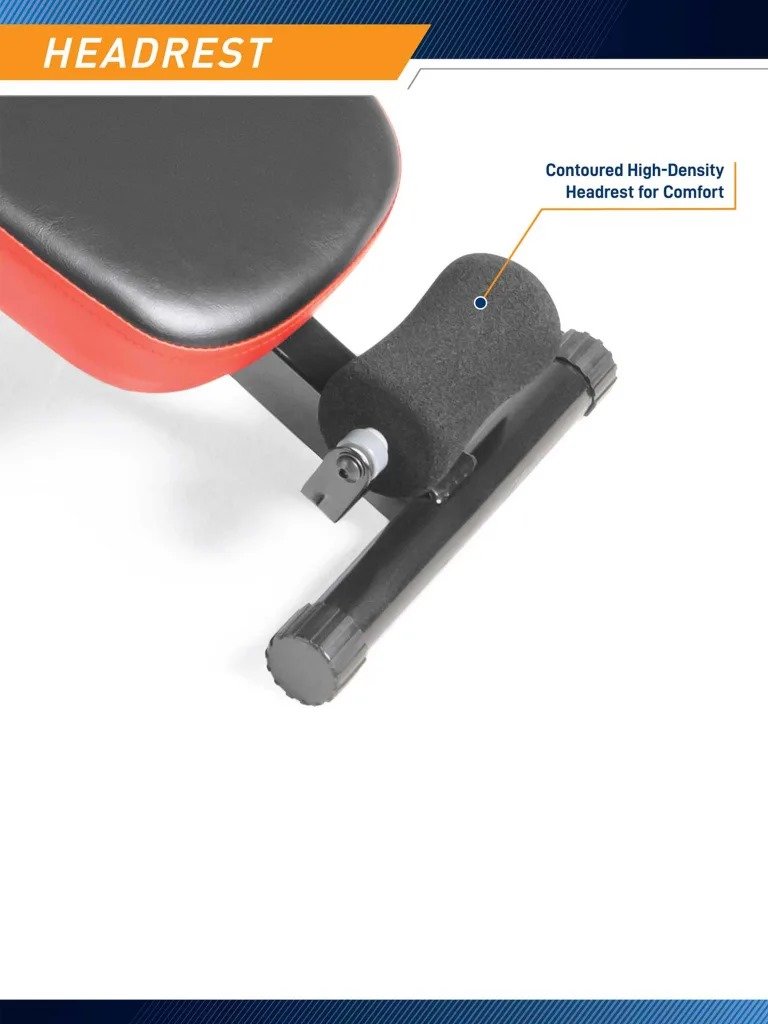 Marcy Utility Bench with Headrest | Slant Board | SB 4606