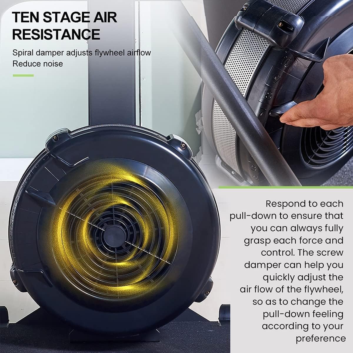 Miracle Fitness SkiERG Ski Air Rower