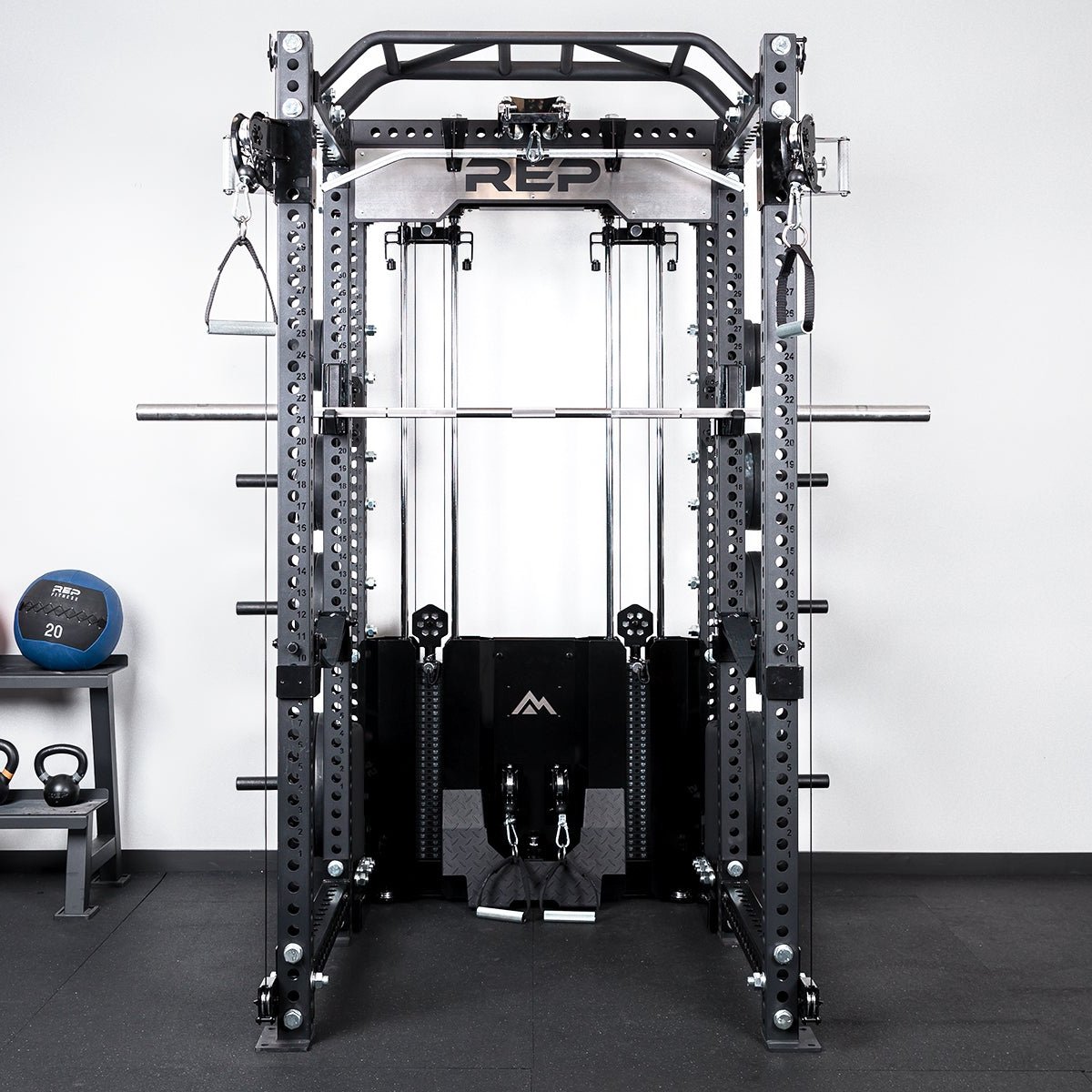 REP Fitness Athena Functional Trainer- Metallic Black | 6-Post PR-5000 System | 80 Inch