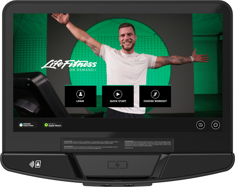 Aspire Series Cross-Trainer with SE4 16″ Console