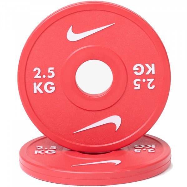 Nike Strength Precision-Calibrated Change Plates -Pair | White/Black 0.5Kg to 2.5Kg