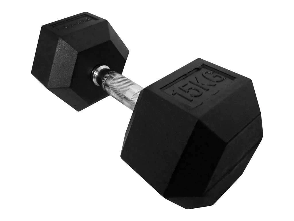 Force USA Rubber Hex Dumbell Pairs 50Kg