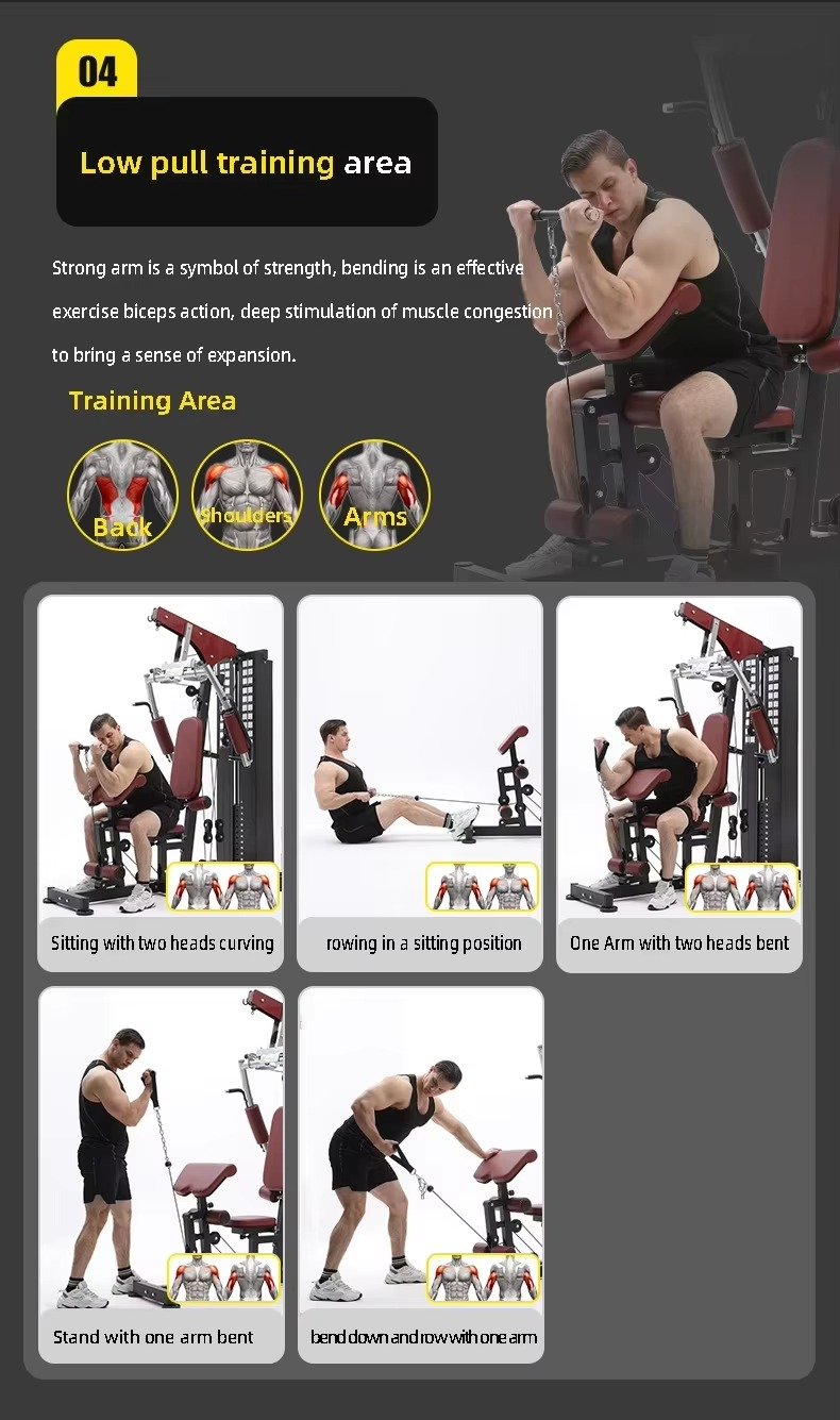 Body Strong Multi-Functional Home Gym with Leg Press LMS 10