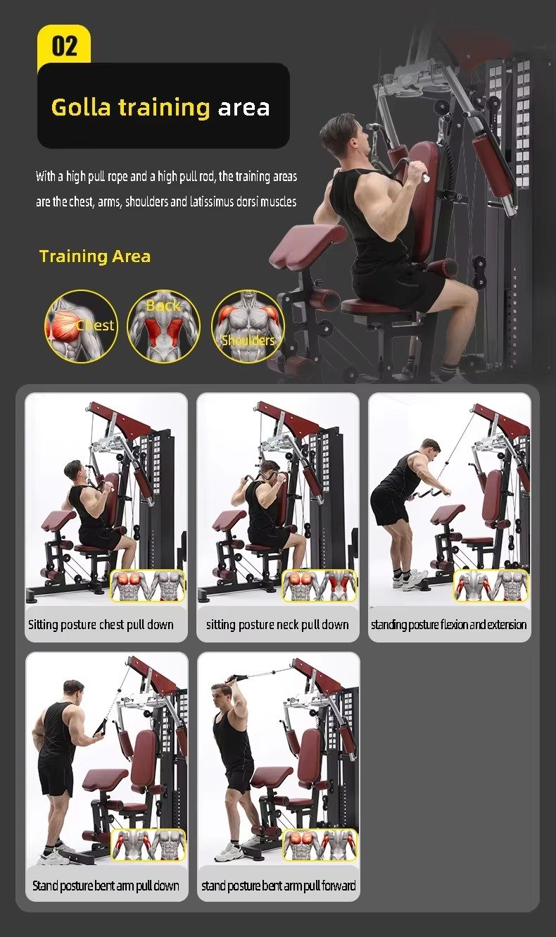 Body Strong Multi-Functional Home Gym with Leg Press LMS 10