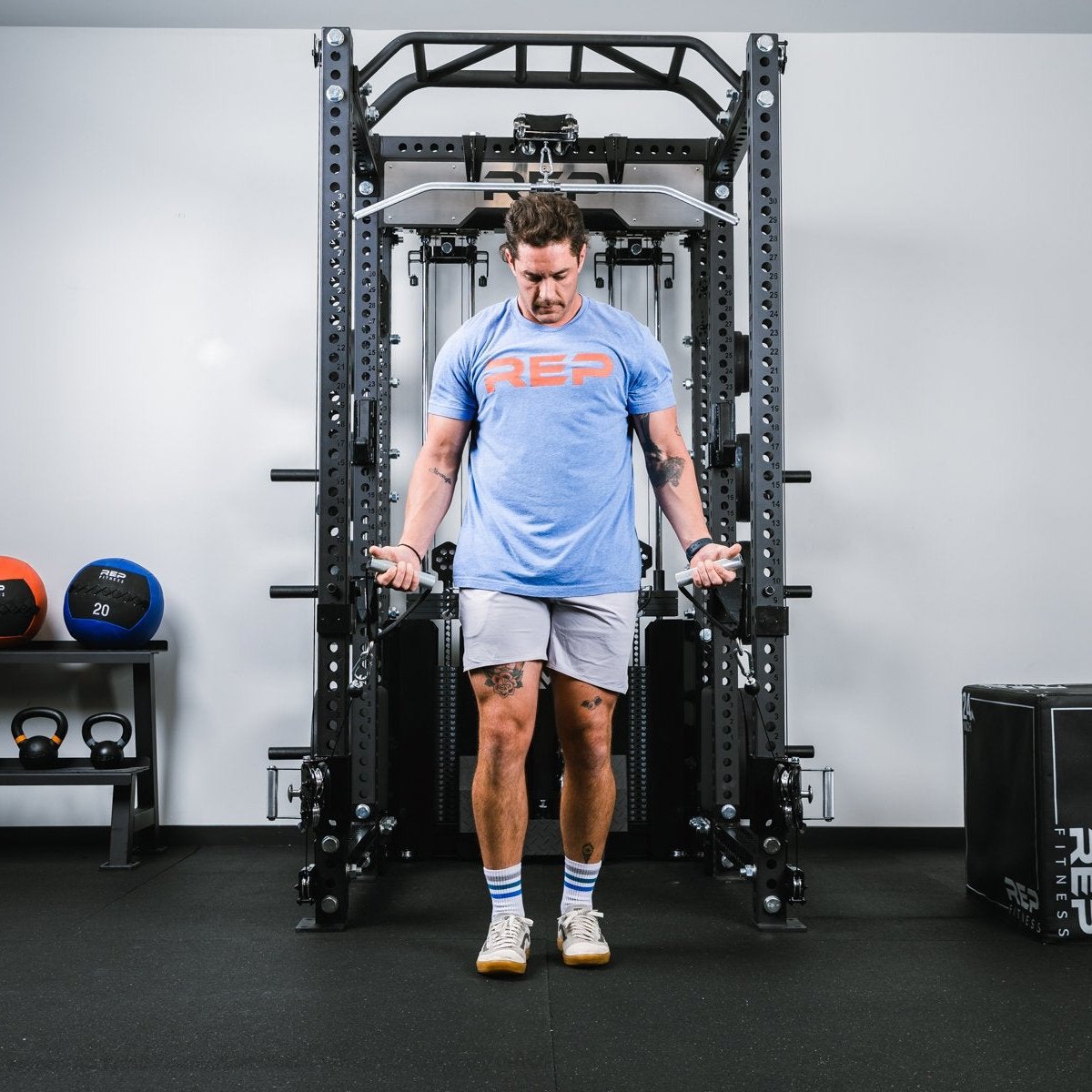 REP Fitness Athena Functional Trainer- Metallic Black | 6-Post PR-5000 System | 80 Inch