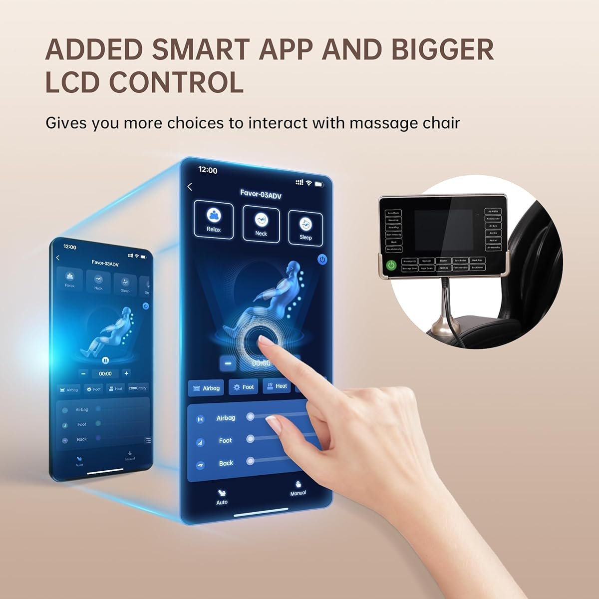 Real Relax PS6000 Massage Chair Zero Gravity Dual-core S Track