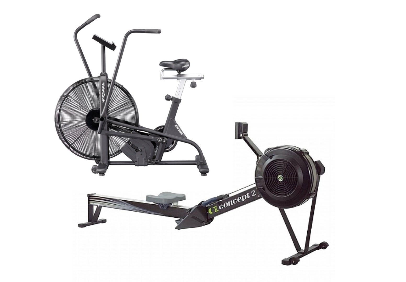 Combo Offers Concept 2 Model D Indoor Rower + Assault Airbike Classic Combo