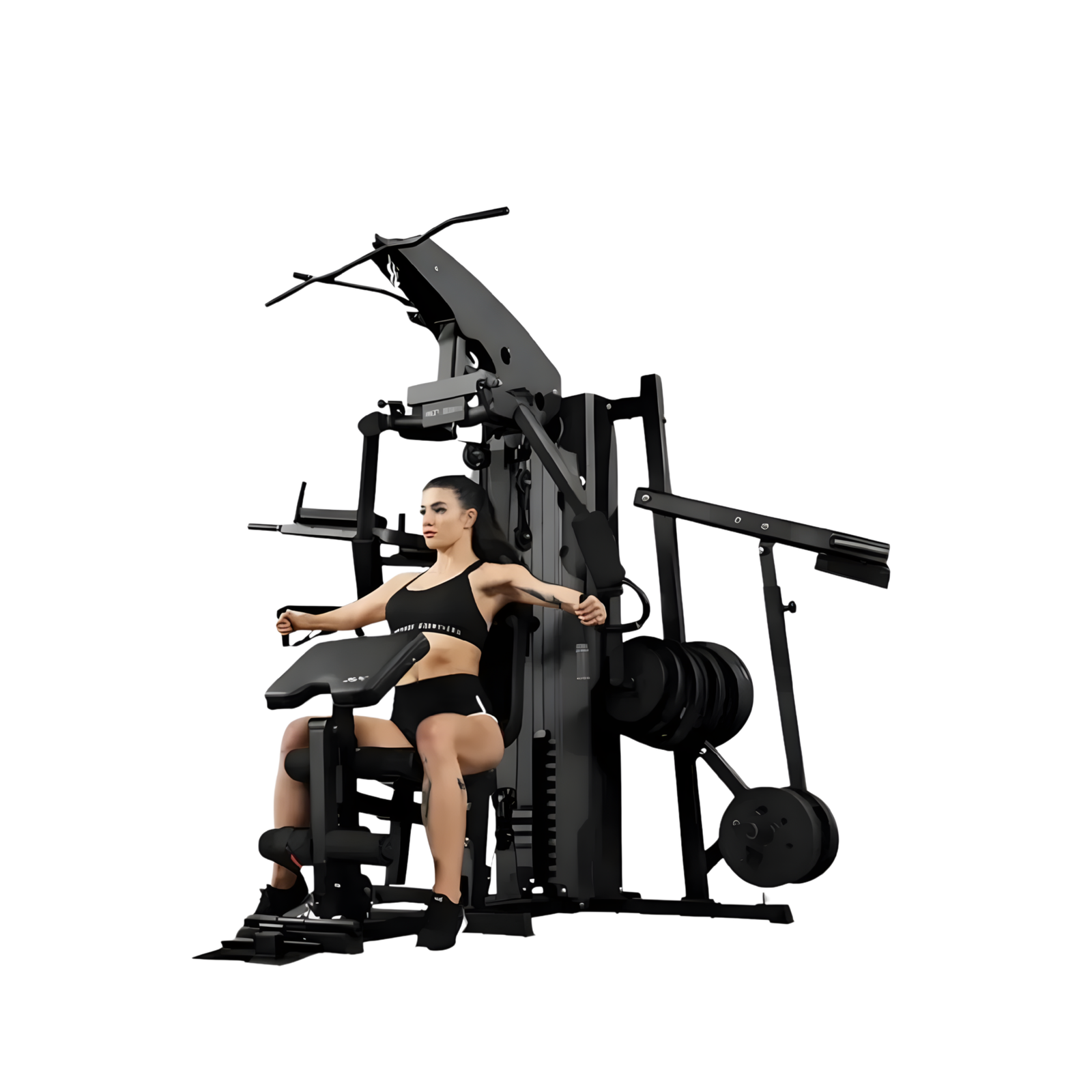 All in one multifunctional fitness home gym station