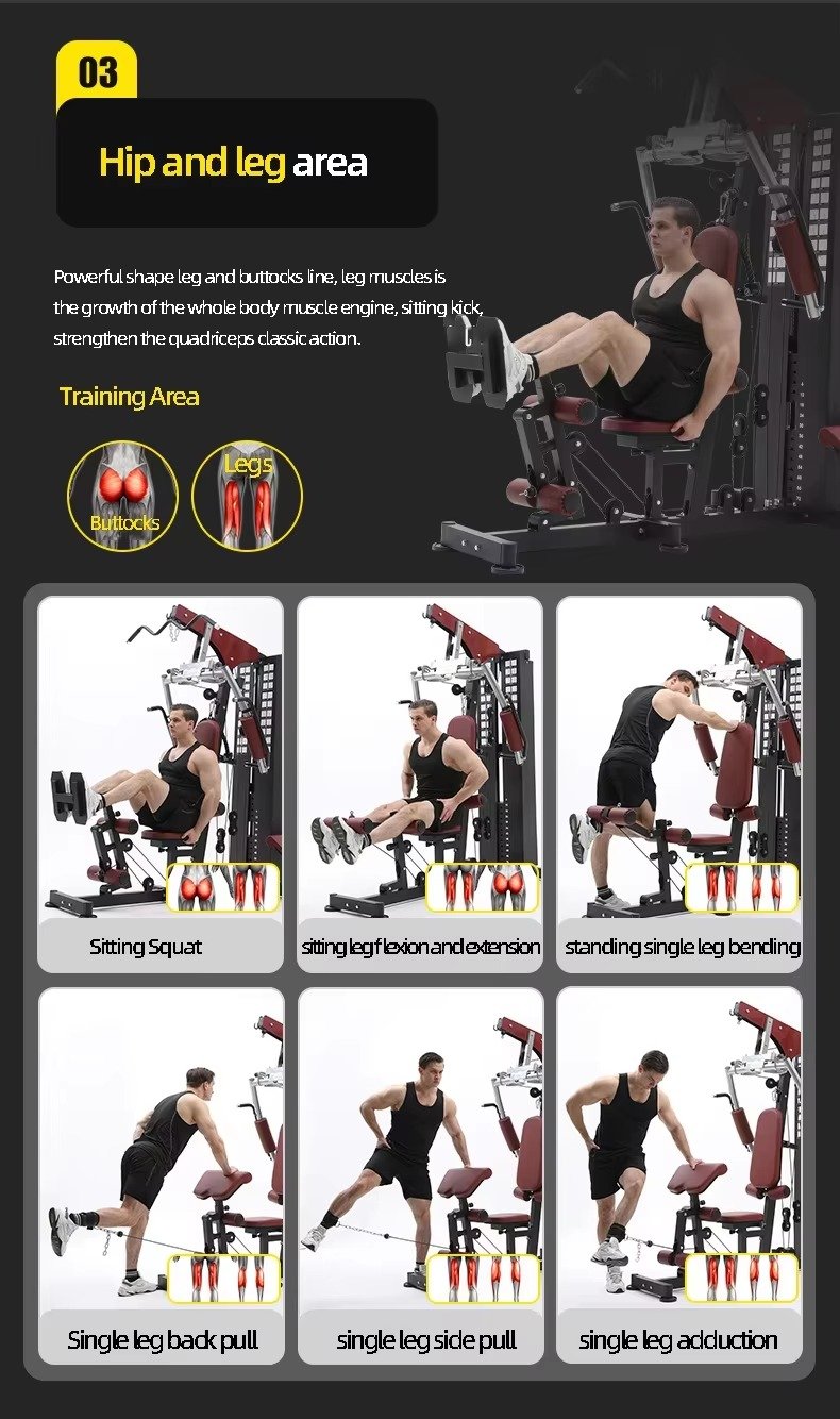 Body Strong Multi-Functional Home Gym with Leg Press LMS 10