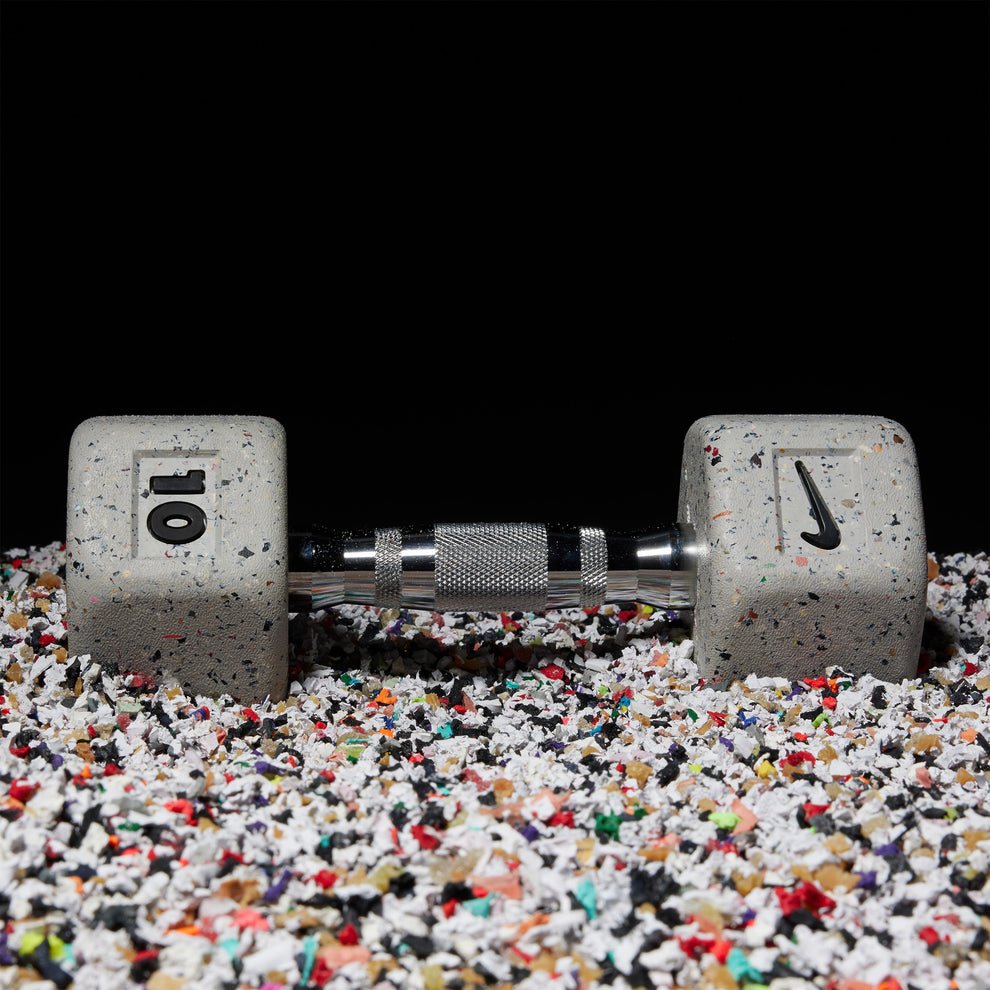 Nike Strength Heavy-Duty Grind Hex Dumbbell - Wolf Grey | Pair | 1 Kg to 10Kg