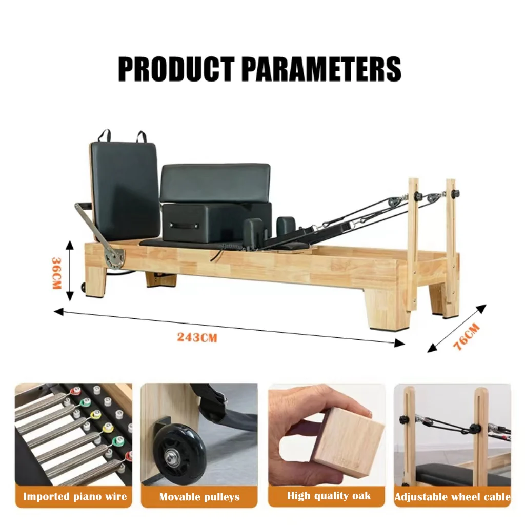 COOL SSZ-PLT Pilate Reformer Machine with Yoga Mat