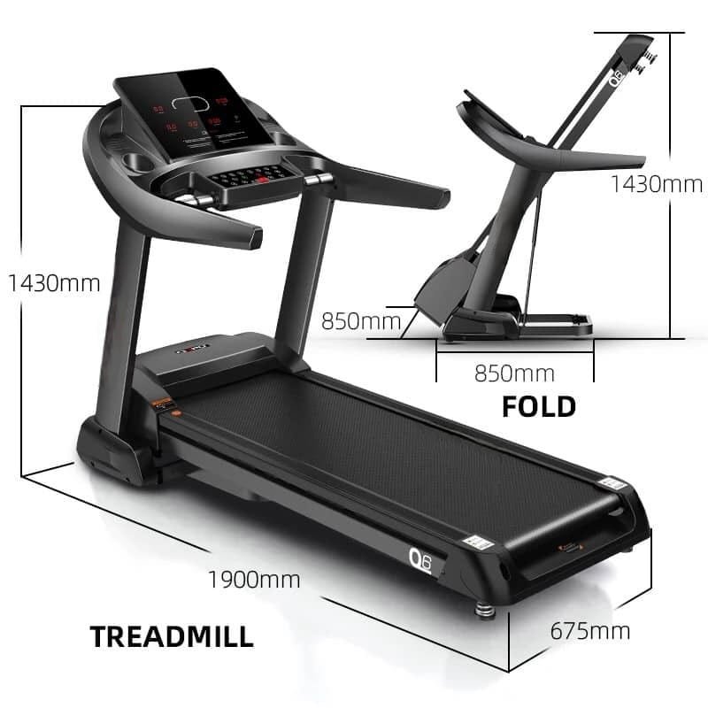 Miracle Fitness 4.5 HP Foldable Commercial Treadmill