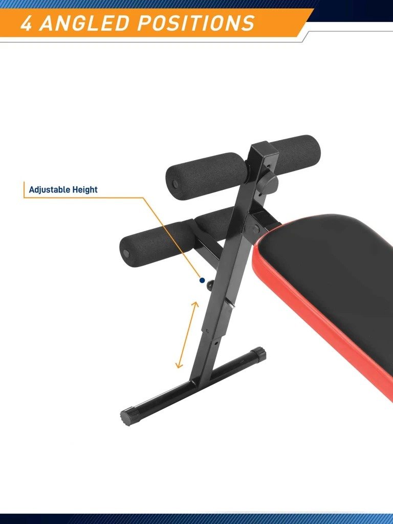 Marcy Utility Bench with Headrest | Slant Board | SB 4606