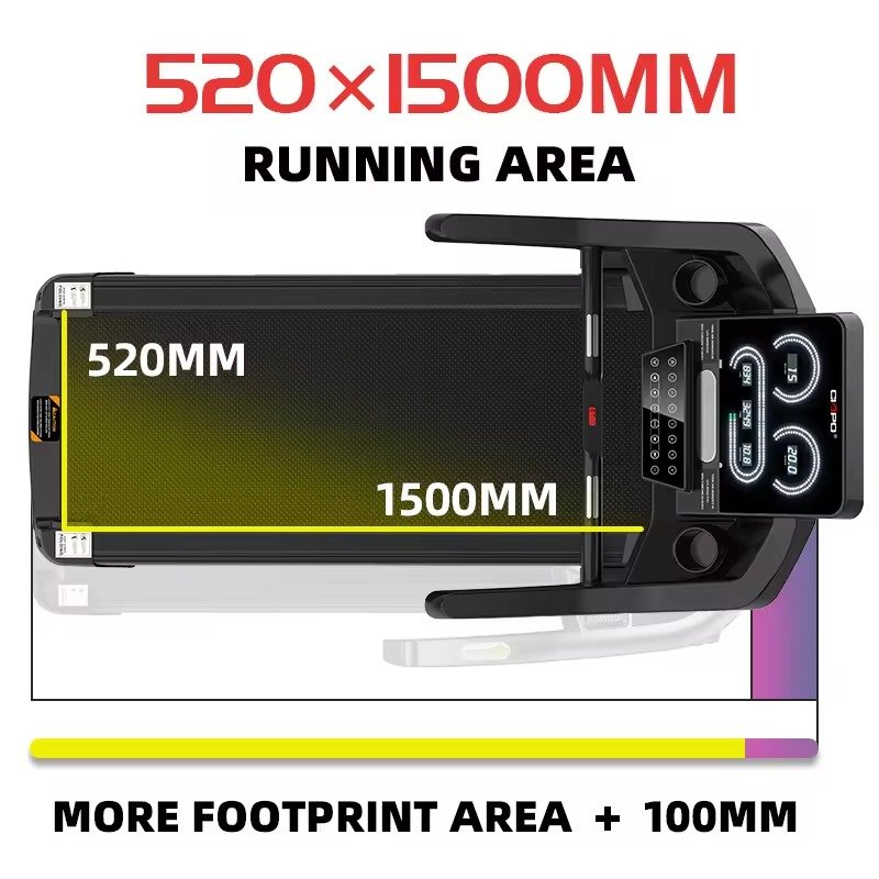 Miracle Fitness 4.5HP Foldable Commercial Treadmill CP-A9