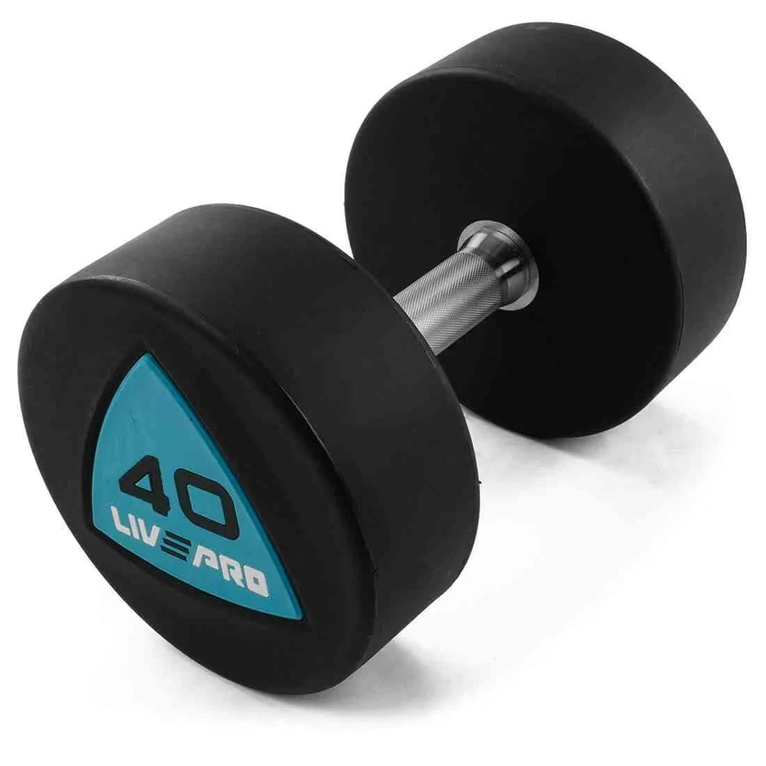 Livepro Urethane Dumbbell Set Pair 22 Kg to 40 Kg (10 Pair)