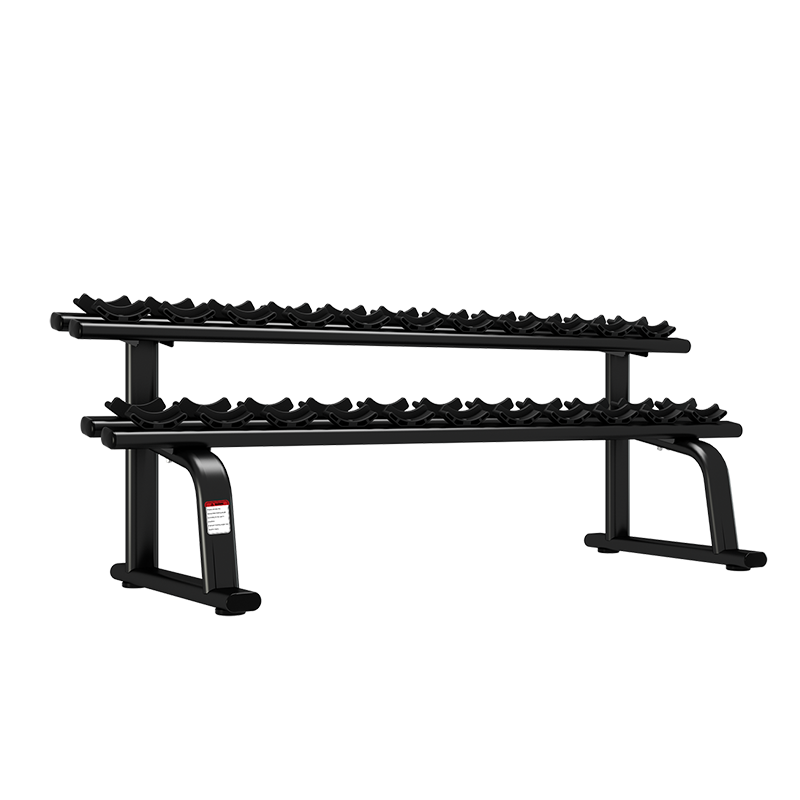 Jordan Fitness Round Dumbbell Set 2.5 Kg to 25 Kg (10 Pairs) with 2 Tier Rack