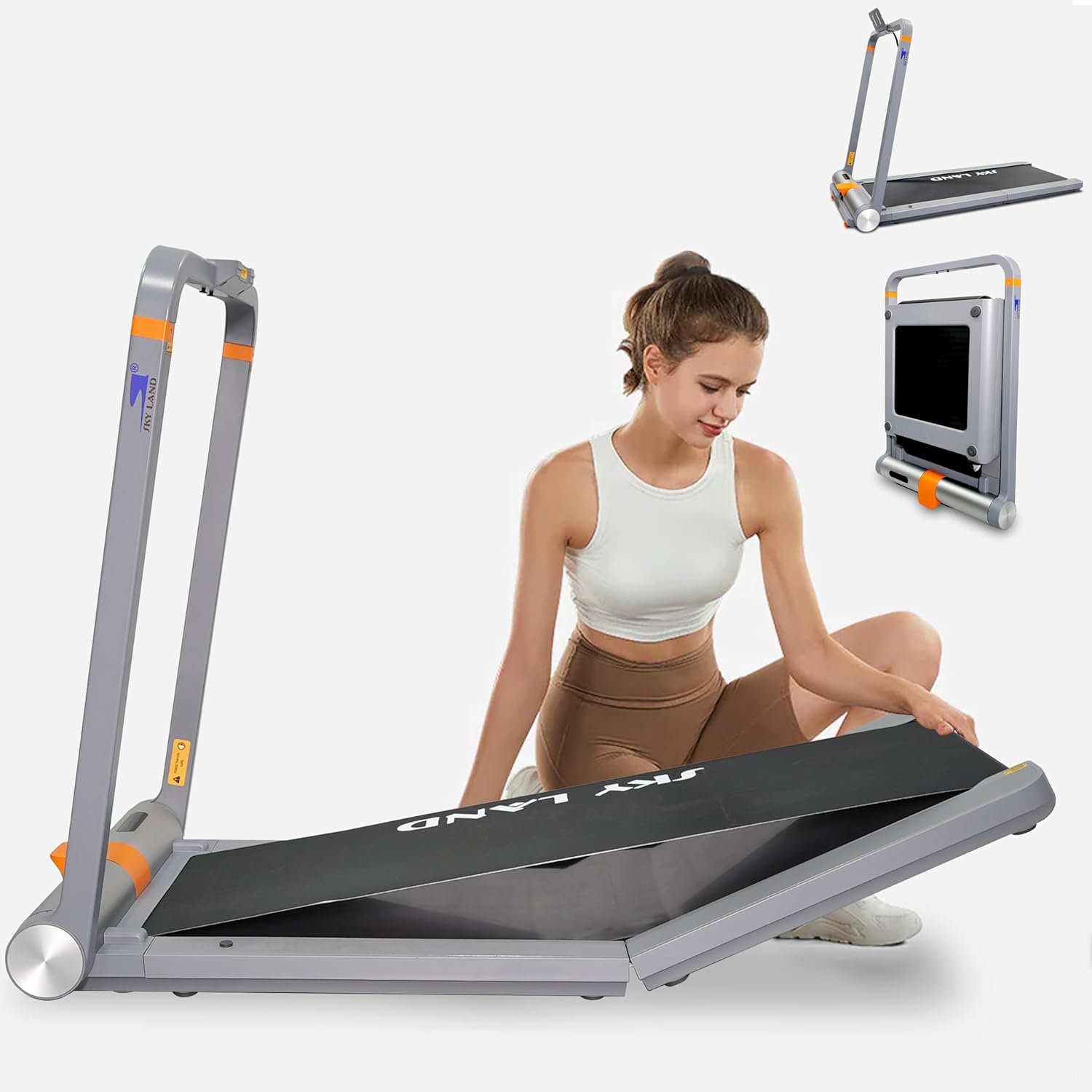 SKY FITNESS 2-in-1 Walking Pad Treadmill
