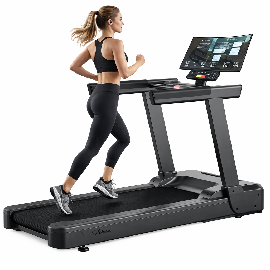 Body Strong Commercial Treadmill Mirror Screen LZX-L30T
