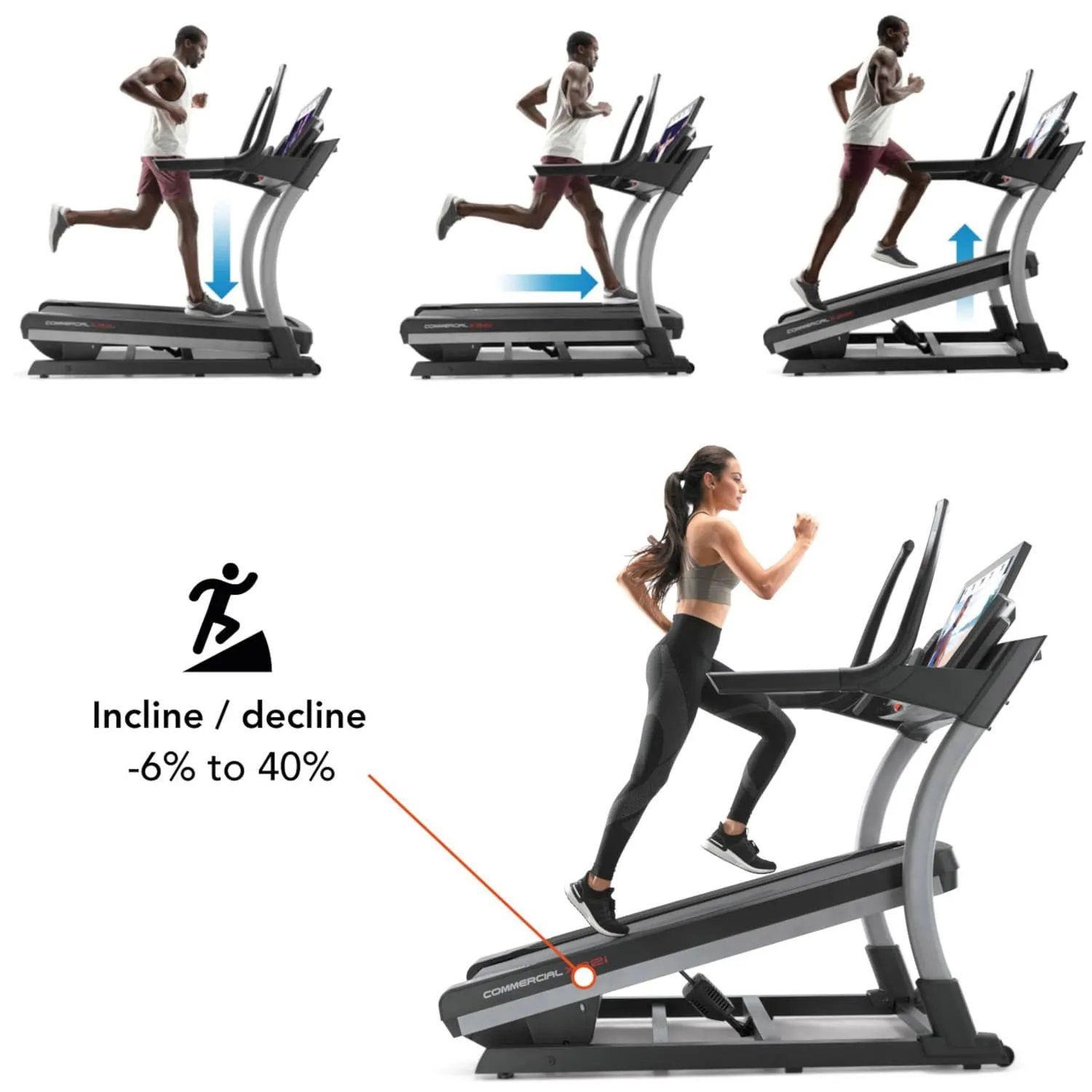 NordicTrack Commercial X32i Incline Trainer, iFit Enabled