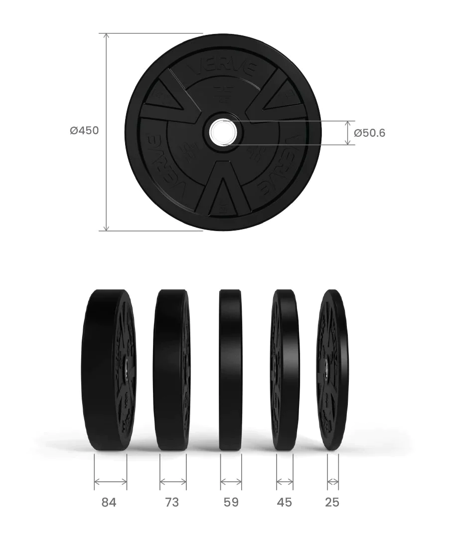 VERVE Olympic Bumper Plates