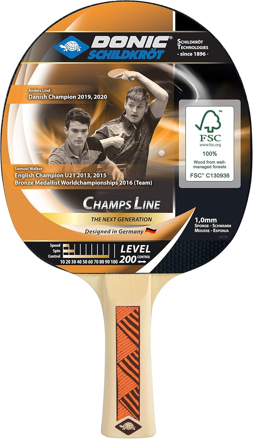 Donic Table Tennis Bat - Model Young Champs 200 to 900
