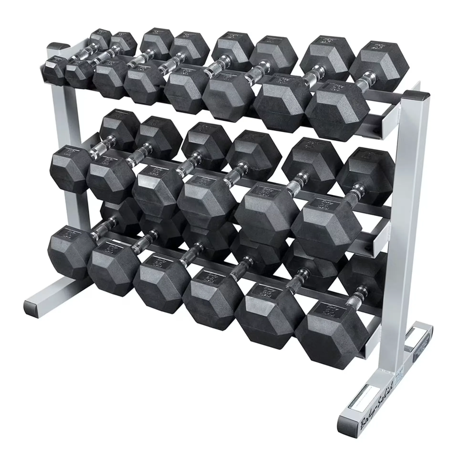 Body Solid 3-Tier Dumbbell Rack, 36 Inch