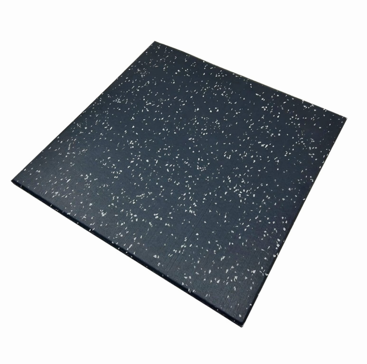 Body Strong Rubber Gym Mats Premium Flooring 1M X 1M X 20MM Speckled Grey