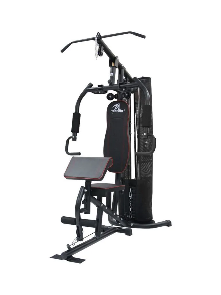 TA Sports Single Station Home Gym YQP58 Black