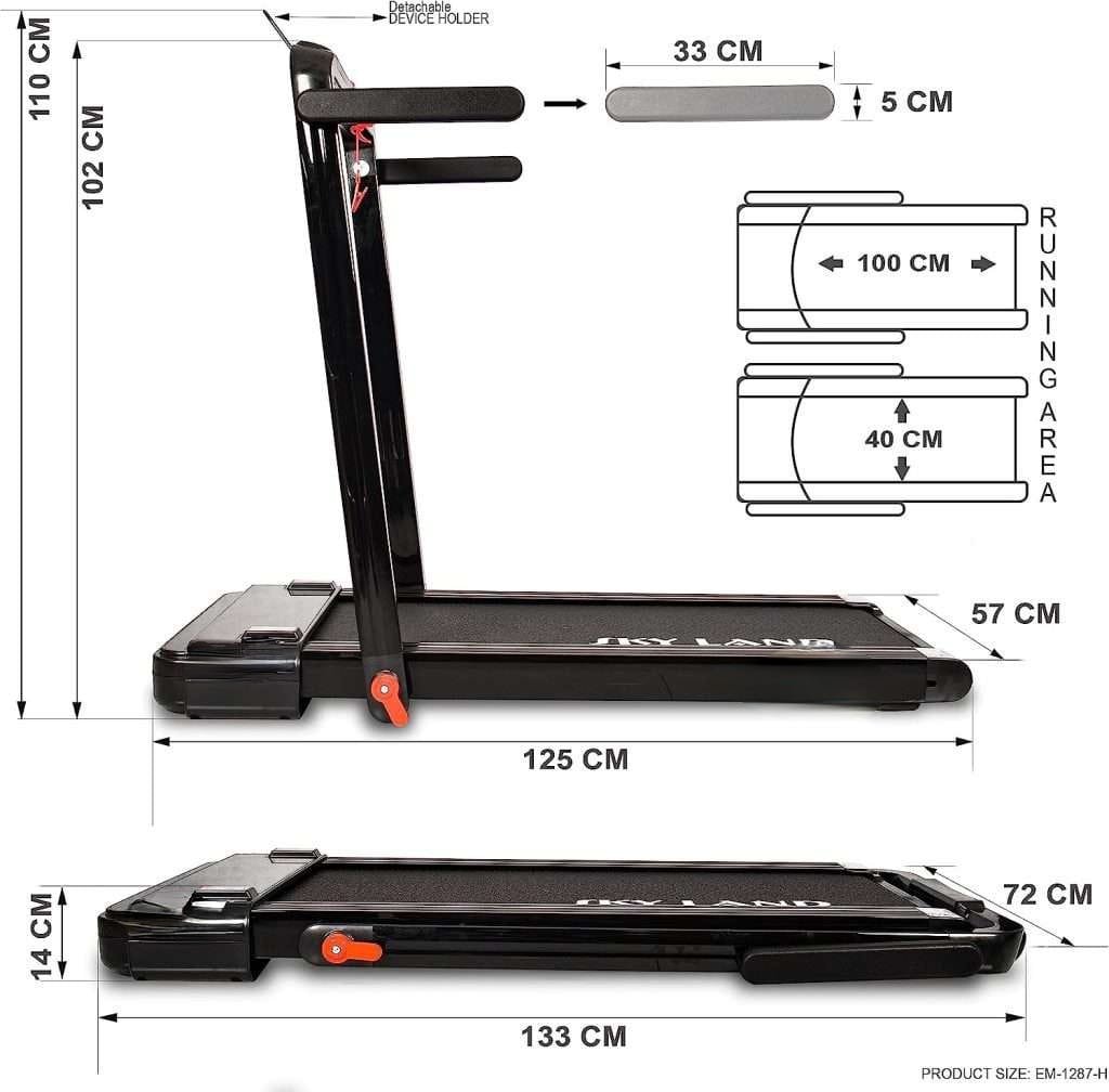 Miracle 2 in 1 Foldable Treadmill | UnderDesk Walking pad