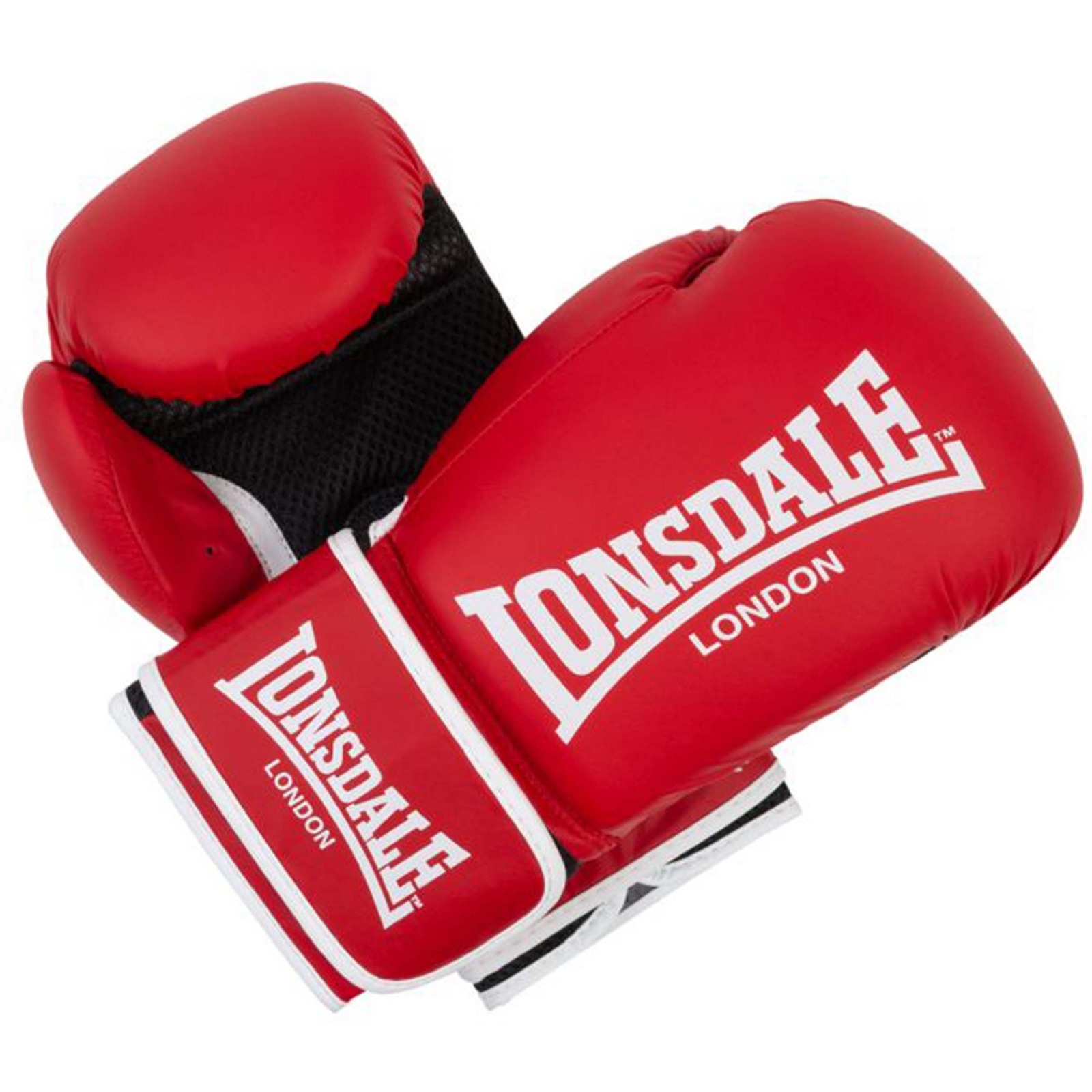Lonsdale Ashdon Training Gloves (Black/White, 10 oz) - UK