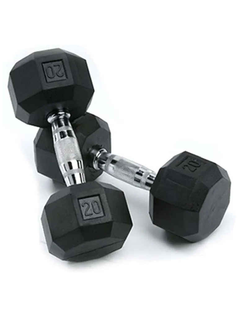 SPRI Deluxe Rubber Dumbbells