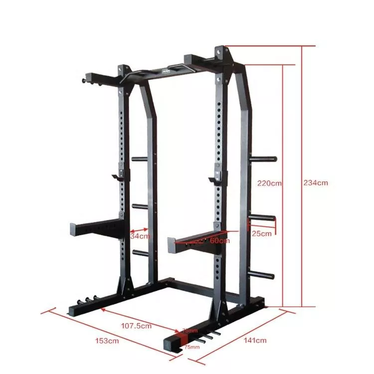 Miracle Fitness Squat Rack with Weight Lifting Platform - J613