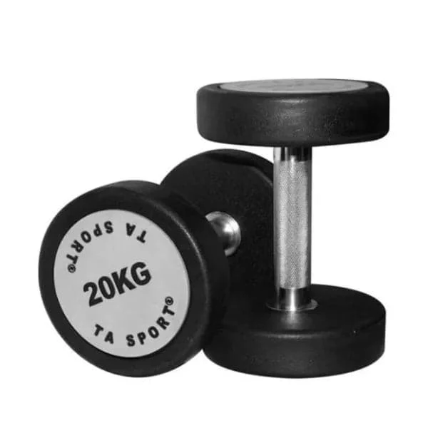 Ta Sport 2.5 KG to 20 KG Premium Round Dumbell - Grey