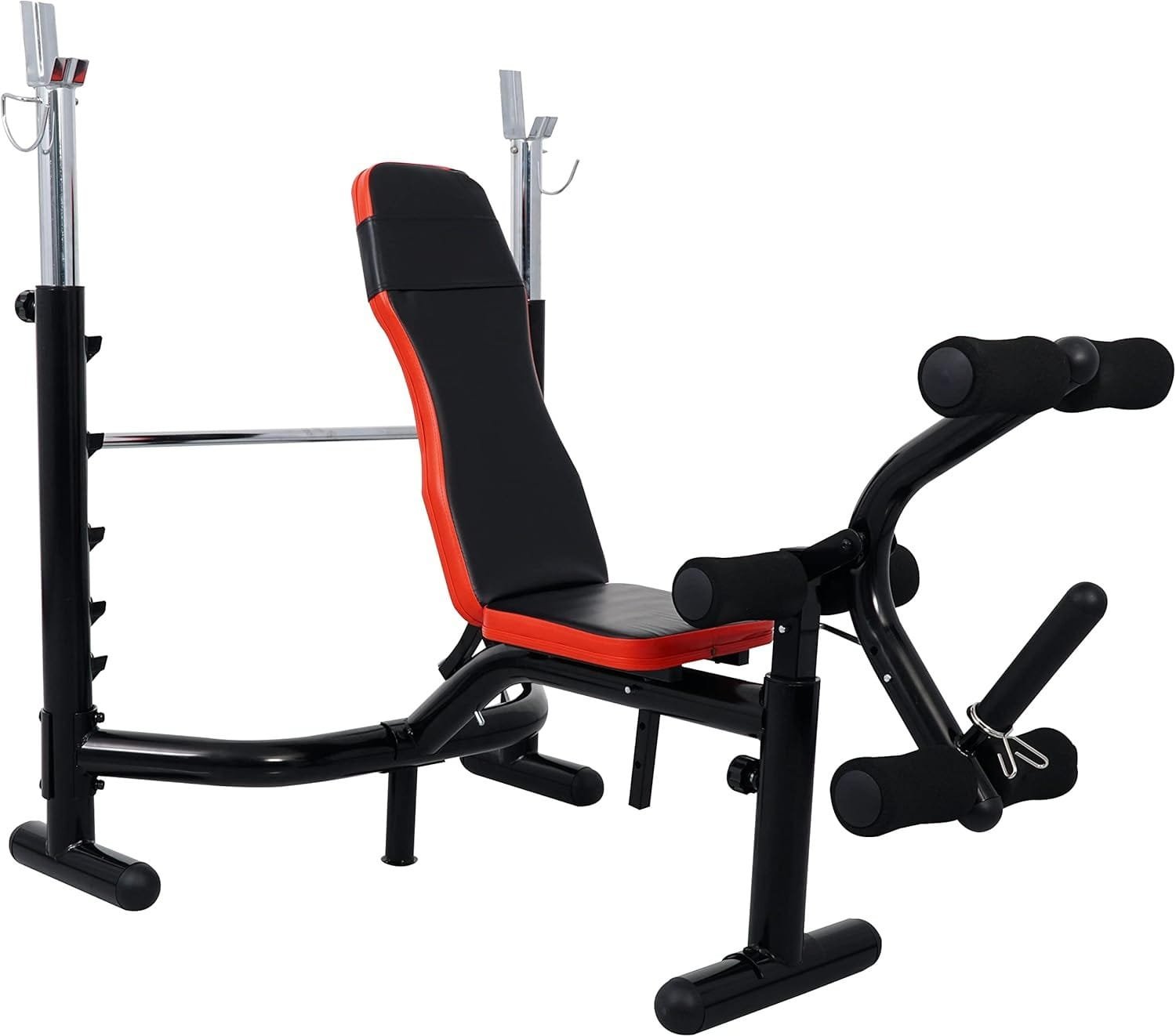 Miracle Fitness Heavy Duty Multi Functional Weight Lifting Bench with Rack