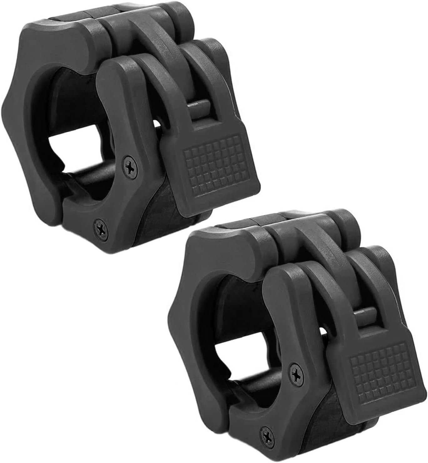 Body Strong Olympic Barbell Clamps Pair Weight Clips for 2 inch Barbell