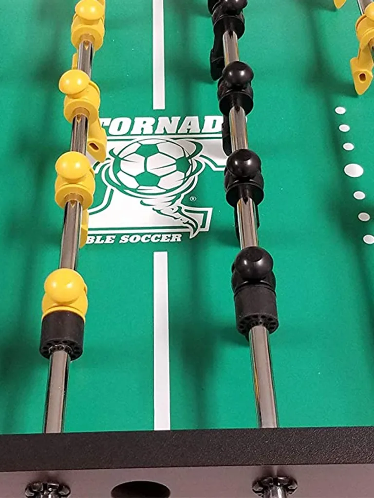 Tornado Commercial Sport Foosball Table, Tournament Quality, Dark Wood