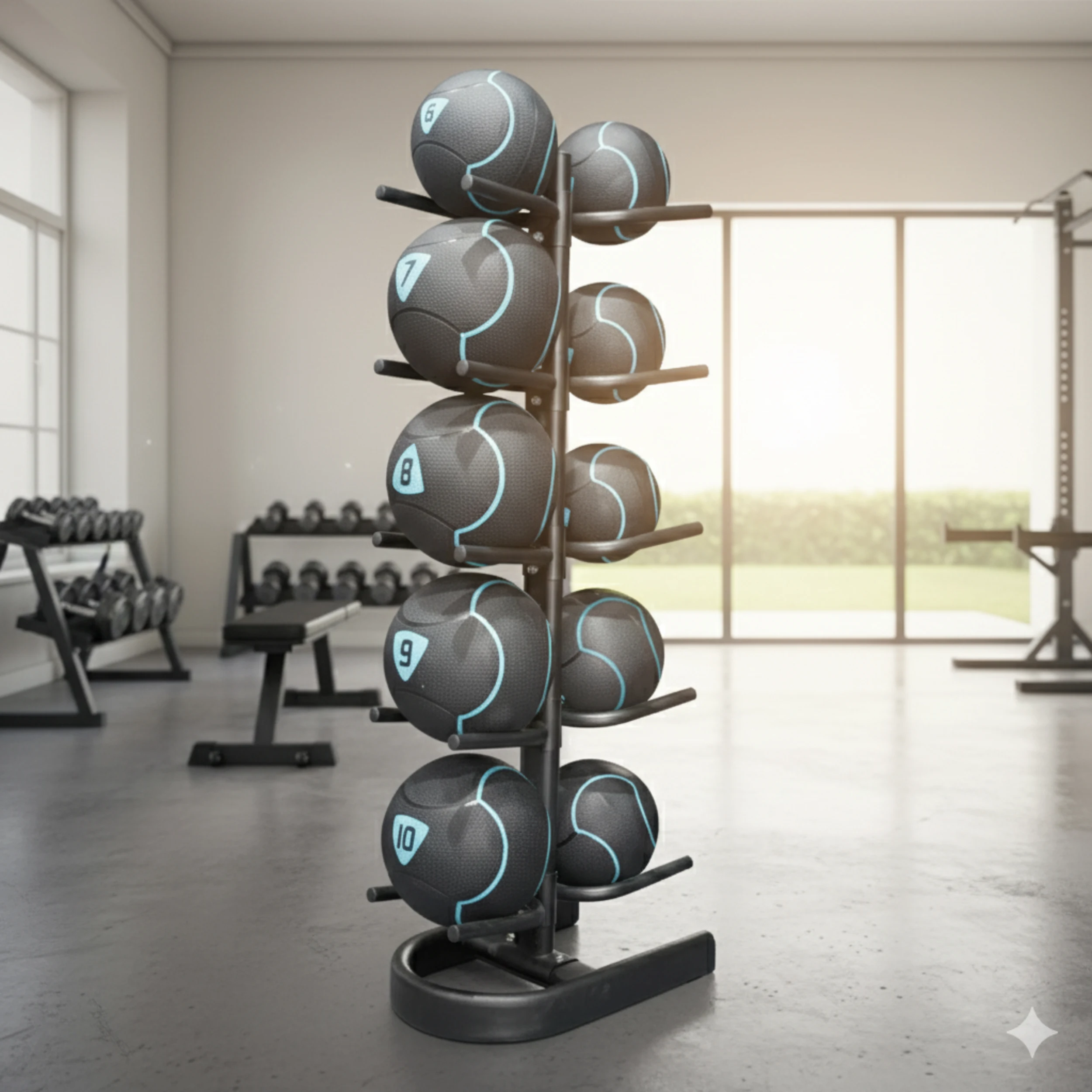 Exercise Ball Rack