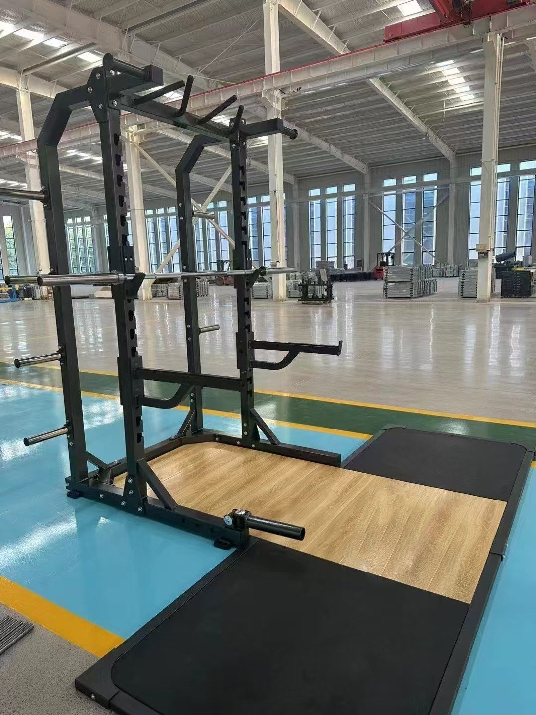 Body Strong Commercial Squat Rack with Platform (Combo) BX-S99