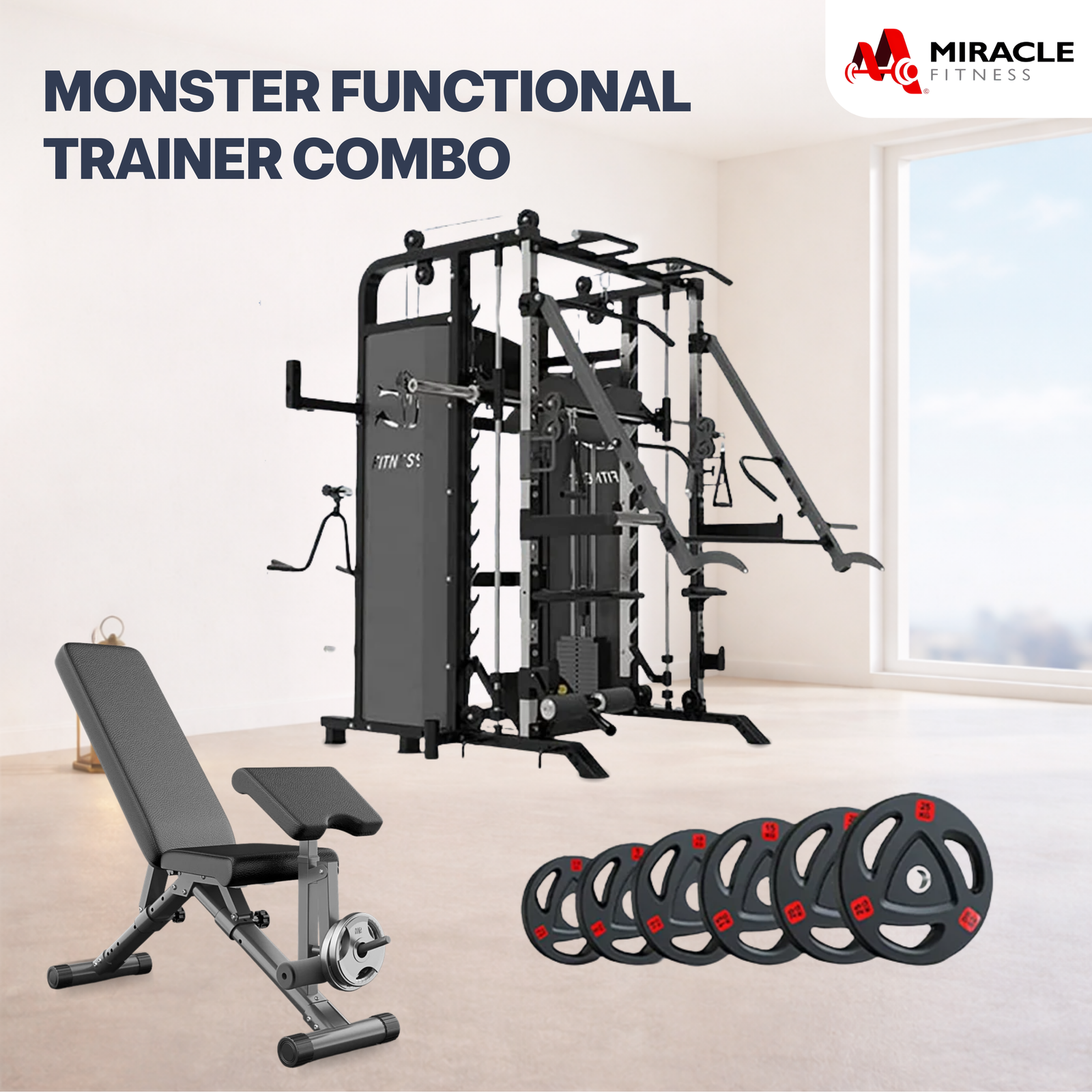 All-in-One Functional Trainer Home Gym