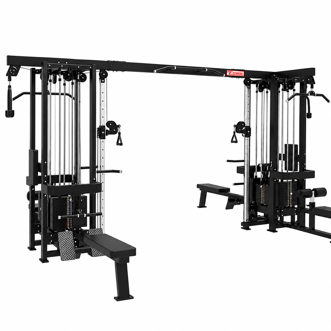 YORK Fitness 8 Station Multi Cross Over Machine | Commercial Functional