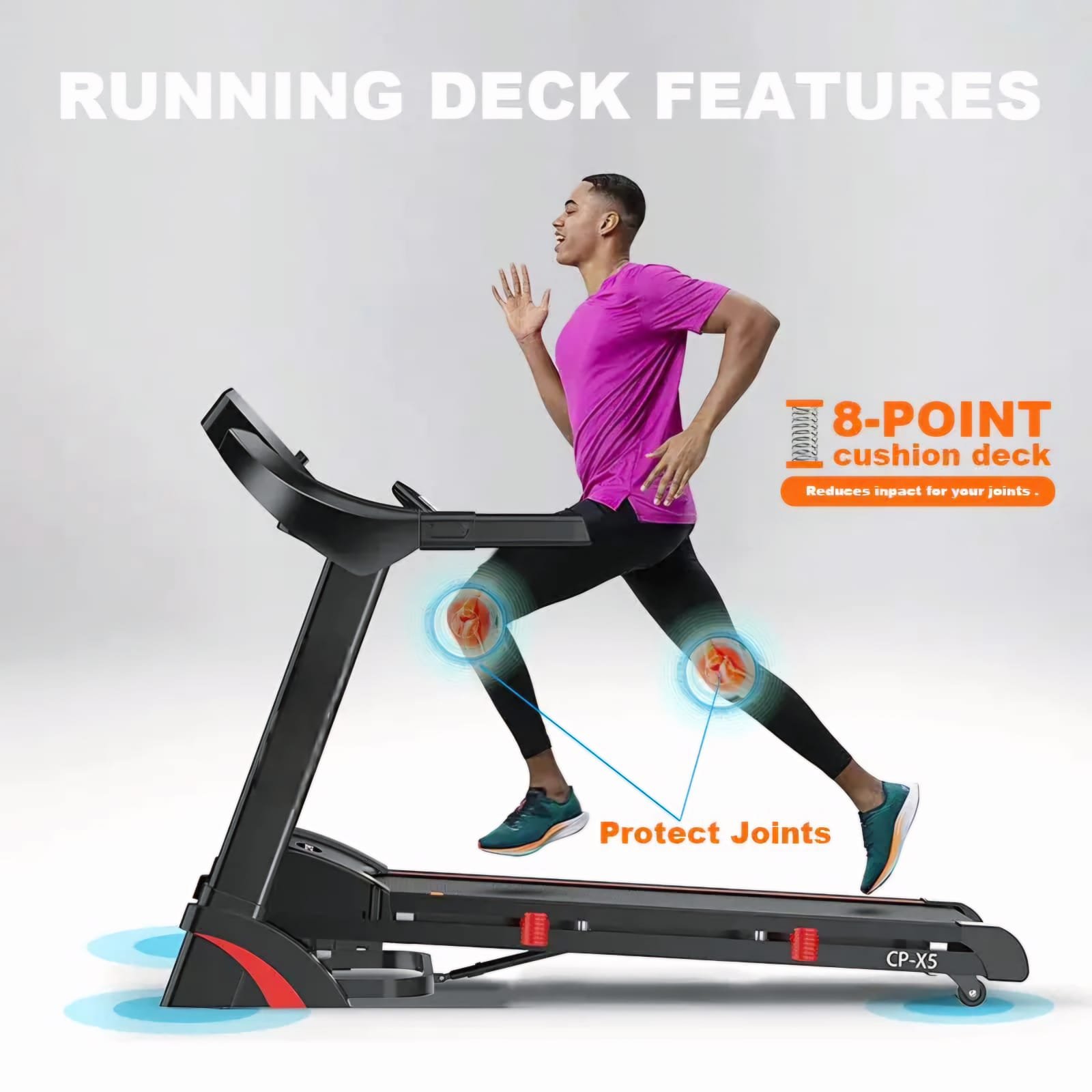 Miracle Fitness Home Use Treadmill CP- X5 / 3.5HP