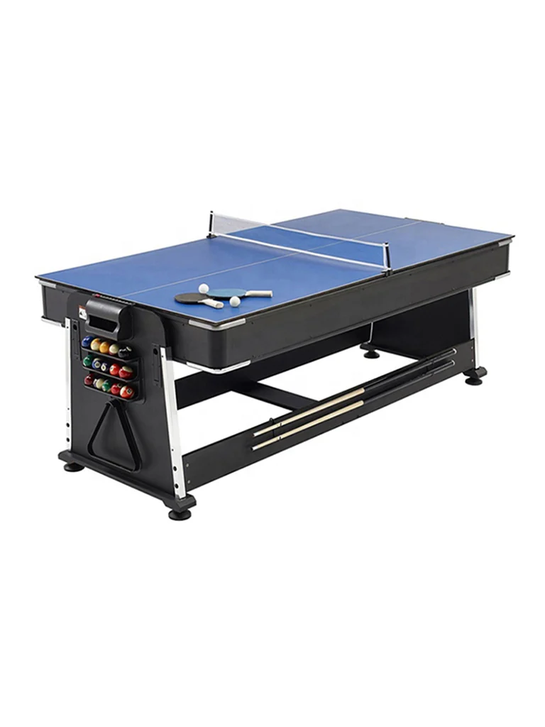 Knightshot 4 in 1 Multi-Game Table | 7 FT | Air Hockey, TT Table, Pool Table with Dining Top