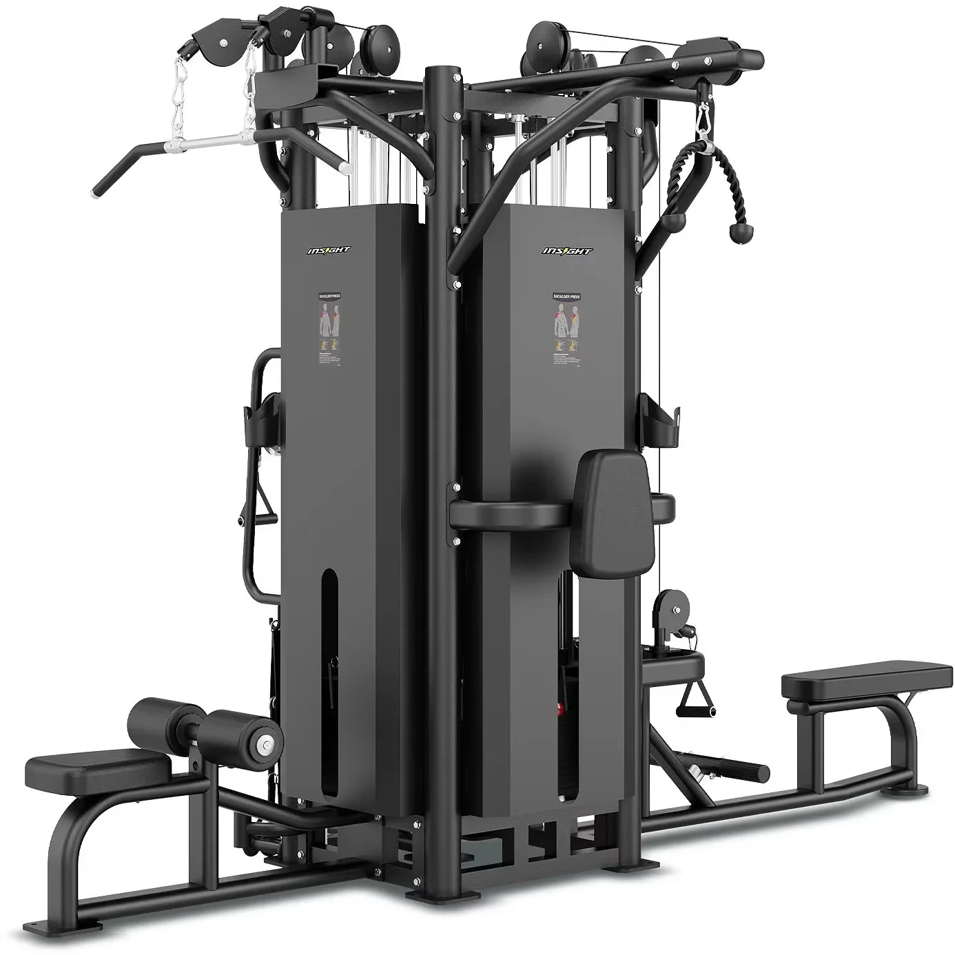 Insight Fitness 4 Station Gym SA023 Black