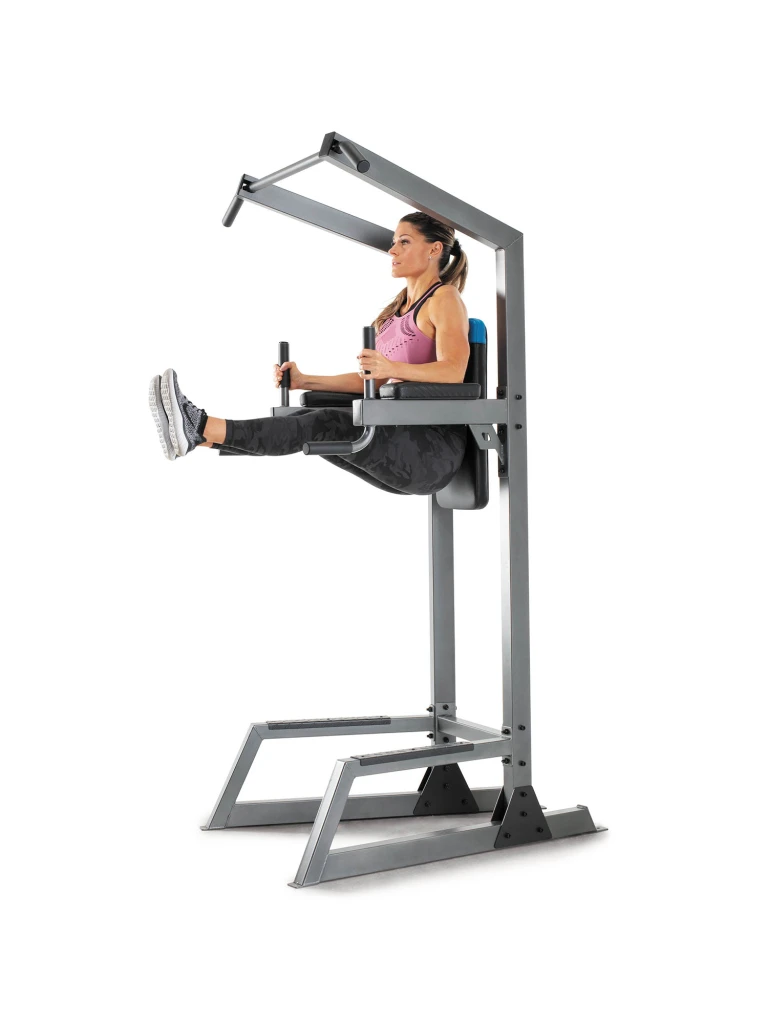 ProForm Carbon Strength Power Tower with Dip Stand, Square Tubes, with front Pull-Up Bar