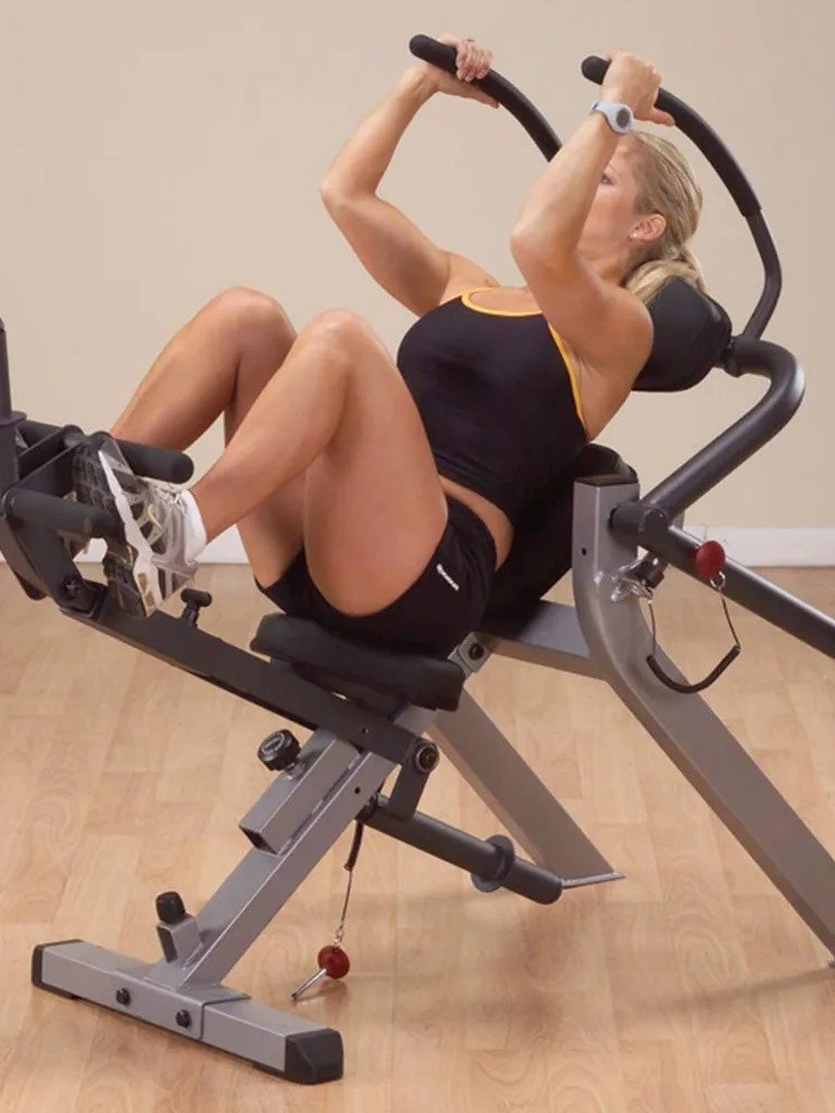 Body Solid GAB300 Semi Recumbent Ab Bench